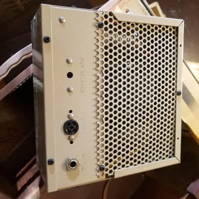 Voice of Music 168 Stereo Twin Amplifier WORKS Tube Combo Amp 8810 and AlNiCo speakers 1960 Tan Brown image 4