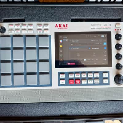 Akai MPC Live II Standalone Sampler / Sequencer Retro Edition bundle, FREE flight case and Decksaver! image 2