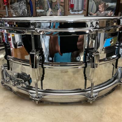 Ludwig LM402 6.5”x14” Supraphonic Snare Drum - Chrome Over Aluminum image 5