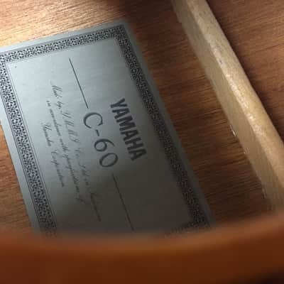 Yamaha C-60 Classical Acoustic Nylon String Guitar image 3