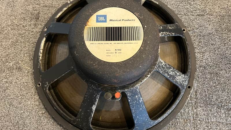 JBL K-140 15” Speaker 8 ohm 1970’s Made in the USA Black #1 image 1