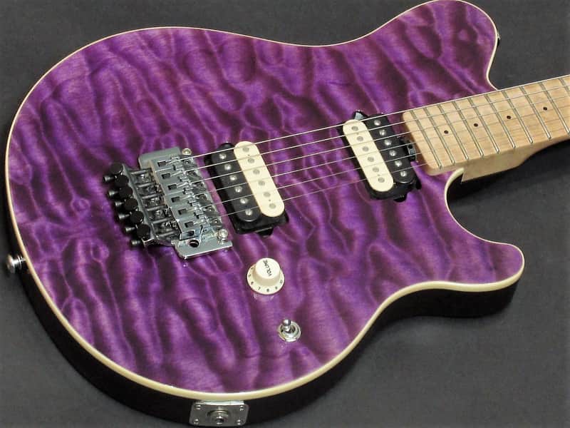 MUSICMAN Axis Tribute パープル Ernie Ball Music Man Axis Trans Purple | Reverb Canada