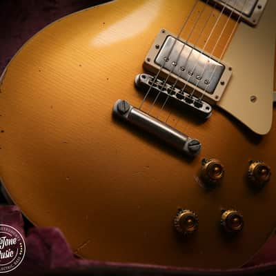 Gibson Les Paul 57' Custom Shop 60th Anniversary Heavy Aged Limited Edition Goldtop image 3