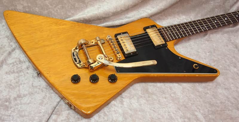 1983 Gibson Heritage Series Korina Explorer with Bigsby owned by Joe Bonamassa image 1