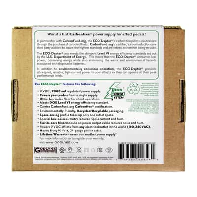 Power-All® ECO-Dapter® BASIC KIT - *3000mA* Pedal Power Supply System image 8