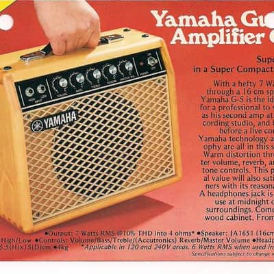 Ampli guitare Yamaha G-5  Japan 1980 image 18