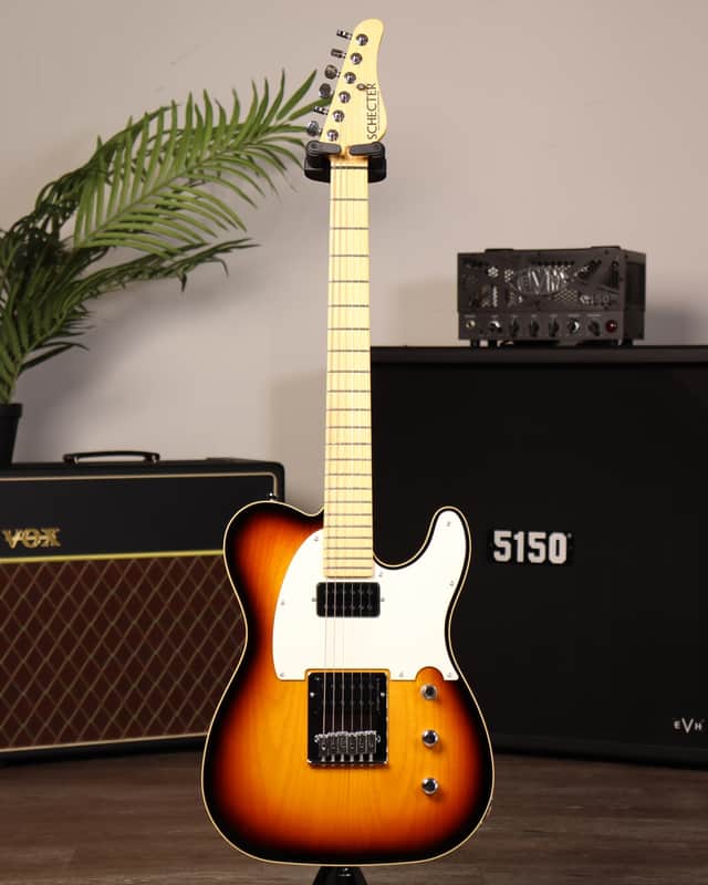 2017 Schecter USA Custom Shop PT-II HH Vintage Burst image 1
