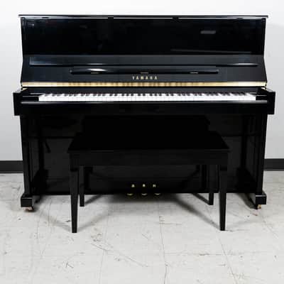 2012 Yamaha T118 Upright Piano | Polished Ebony | 47" | Serial No. H0206169 | Used image 2