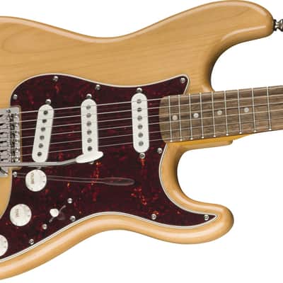 Squier Classic Vibe '70s Stratocaster Electric Guitar, Laurel Fingerboard, Natural w/ Fender Play Card image 4
