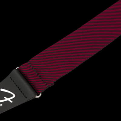 Fender 2" Modern Tweed Strap, Black/Red image 2