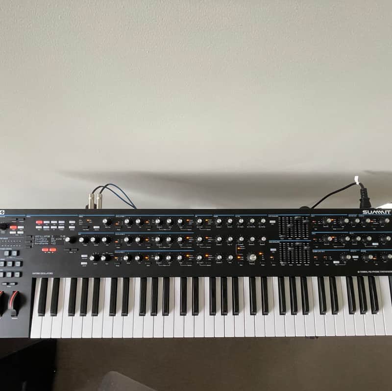 Novation Summit 61-Key 16-Voice Synthesizer 2019 - Present - Black image 1