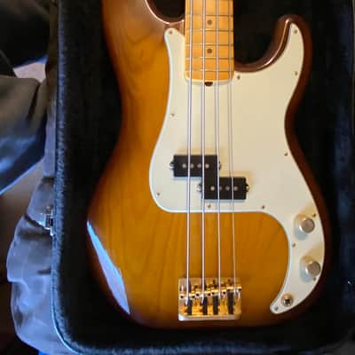 Fender P Bass 2020 - Bourbon Burst 75th Anniversary image 2