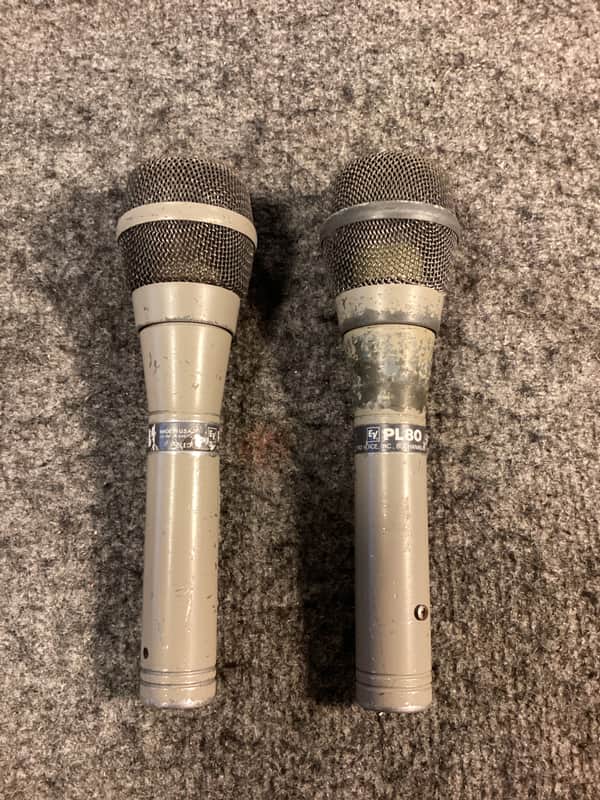 Electro-Voice PL80 PAIR vintage recording and live mics image 1