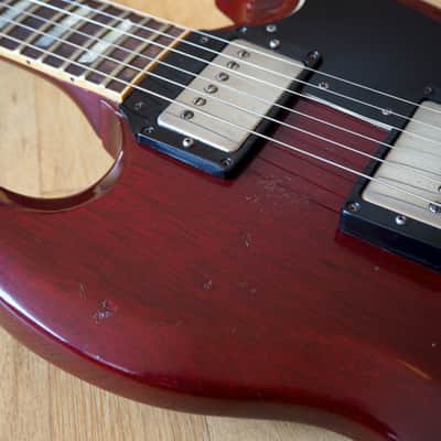 1987 Gibson SG Standard '61 Vintage Reissue Guitar Cherry Tim Shaw PAF w/ohsc image 8