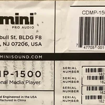 GEMINI - CDMP-1500 - 1U Single CD/MP3/USB Player image 4