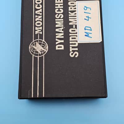 ☆Vintage 1980s Sennheiser MD 419 Dynamic Microphone - MD 441 MD 421 MD421 image 12