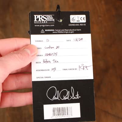 PRS Custom 24 Fire Red image 19