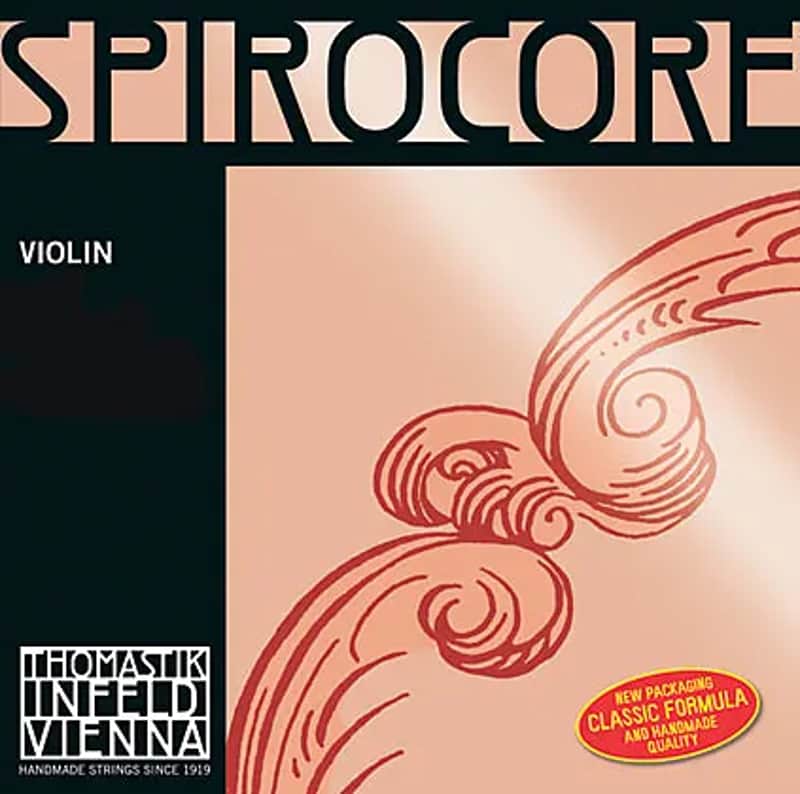 Thomastik-Infeld S8 Spirocore Chrome Wound Spiral Core 4/4 Violin String - E (Heavy) image 1