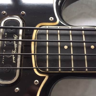 BURNS Black Bison Bass 1964 Black image 5