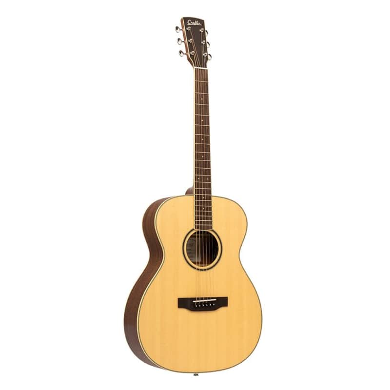 Crafter ES-MAHO TE NAT ES Series Orchestra Solid Sitka Spruce Top Mahogany Neck 6-String Acoustic-Electric Guitar w/Gig Bag image 1
