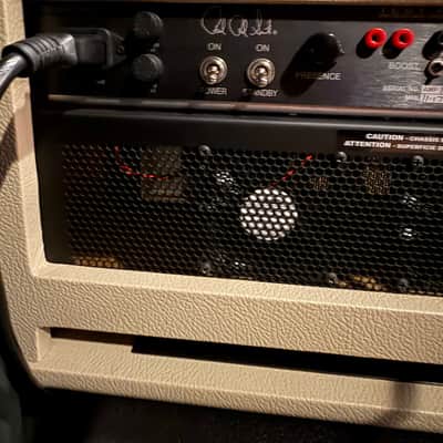 PRS DG Custom 30 David Grissom Signature 30-Watt Guitar Amp Head 2014 - Present - Blonde / Cherry image 6