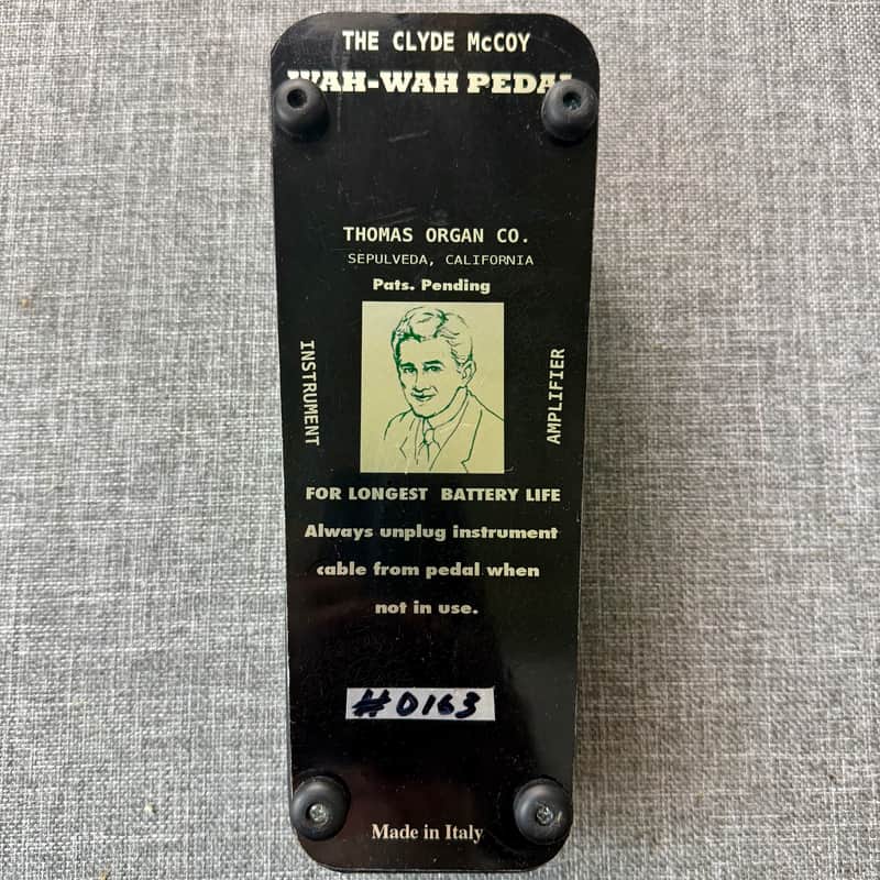 Oxbow Studios Clyde McCoy Replica Wah-Wah - Black and Crome 2018
