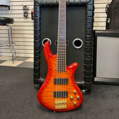 Schecter Diamond Series Elite-5 Active 5-String Bass Cherry Sunburst image 1