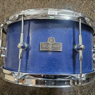Reverie Drum Company 6x13 Maple Snare Drum Blue Lacquer image 1