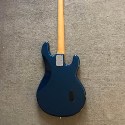Lefty Ernie Ball Music Man StingRay 4 H 2002 Blue Pearl image 7