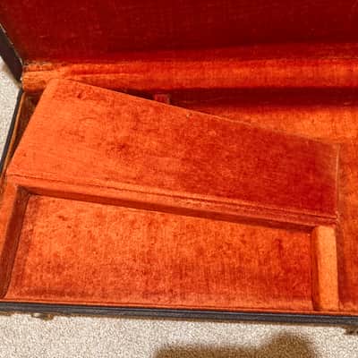 VINTAGE FENDER BASS 1965 to 1970 NO TAIL LOGO BLACK TOLEX CASE CLEAN! image 15