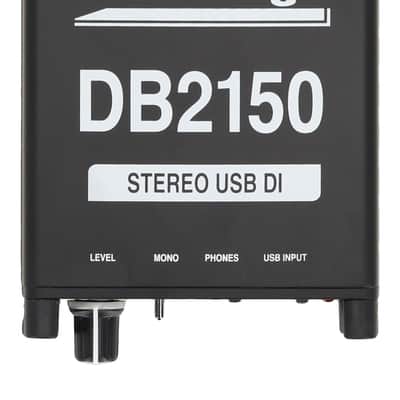 On-Stage DB2150 Passive USB DI Box w/3.5 mm Headphone Output+Headphones image 4