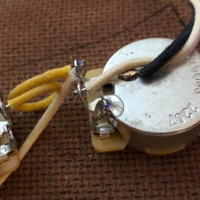 Fender Mustang PJ Bass Wiring Harness CTS Pots Oil Capacitor Switchcraft Switch image 3