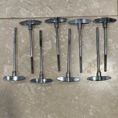 8 Slingerland Bass Drum Tension Rods 1970's image 2