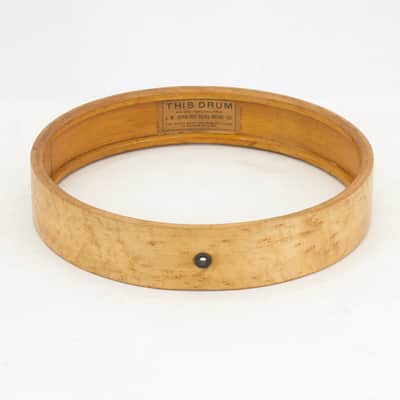 J.W. Jenkins Sons Music Co. 3x15.5-inch Solid 1-ply Maple Snare Drum, 1920s image 4
