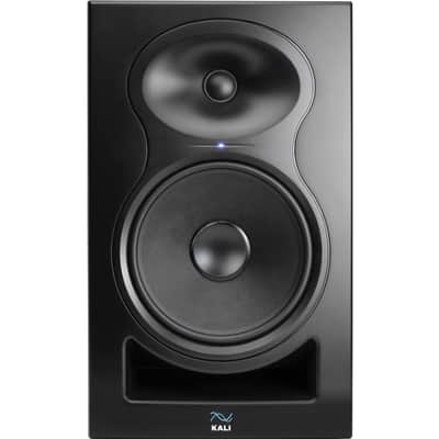 KALI AUDIO LP-8V2 8” Powered Studio Monitor - 100W Speaker System with Boundary Compensation EQ Settings - For Mixing, Recording, Audio Production - XLR, TRS, RCA Input Ports - Single, Black image 1