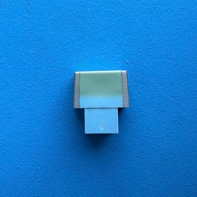 YAMAHA PSR-40 Keyboard Replacement Part: Push Button Cover Cap GRAY/BLUE [2PCS] image 2
