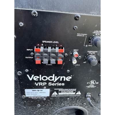 Velodyne VRP-10 10" Powered Subwoofer 115W RMS 170W Peak Home Theater Black TESTED image 7
