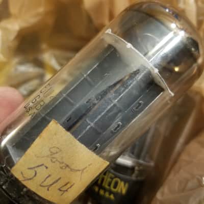 Tung-Sol or other USA One (1) 5U4GB Used Good Rectifier Vintage Vacuum Tube AT1000 tested 1954 - 1966 image 4