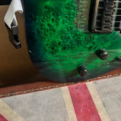 Schecter CR-6 Aqua Burst Electric Guitar image 4