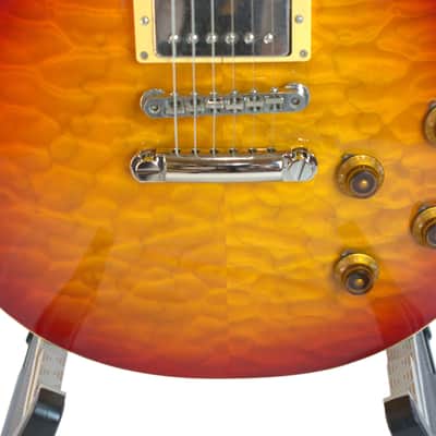 Tokai Love Rock LS90Q Quilt Maple Top Les Paul MIJ Japan 2009 Heritage Dark Cherry image 6