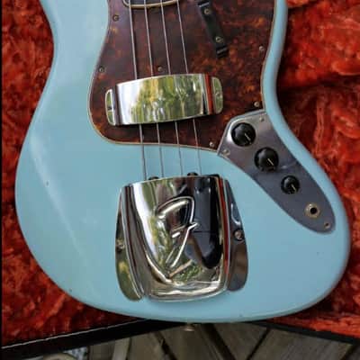 Fender Custom Shop 1966 Jazz Bass Journeyman Relic – Aged Daphne Blue w/ Matching Headstock, OHSC image 3