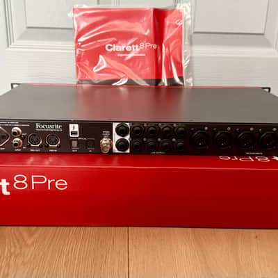 Focusrite Clarett 8Pre Thunderbolt Audio Interface 2010s - Red image 3