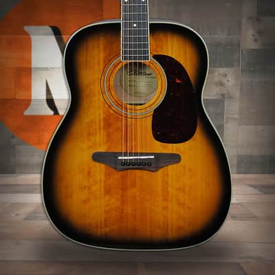Silvertone Jumbo Acoustic Electric w/Fishman Clearwave 60 - Vintage Sunburst (633EAVS) image 1