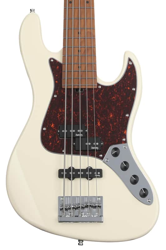 Sadowsky MetroExpress 21-fret Hybrid PJ 5-string Bass - Olympic White image 1