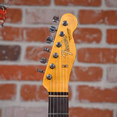 Fender Custom Shop S6 1966 Telecaster Heavy Relic #40 Summer Event Special Run in Super Aged Sage Green Metallic finish made in 2026 w/OHSC image 11