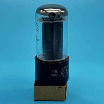 1966 General Electric 5Y3GT Vintage GE Gray Plate Halo Getter Tube! T343 image 4
