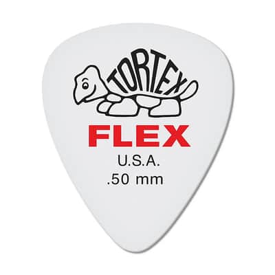 Dunlop 428P.50 Tortex Flex Standard .50mm Guitar Picks (12-Pack)
