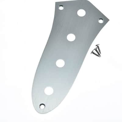 JB Style Brushed Aluminum Pickguard & Control Plate - Silver FREE SHIPPING image 3