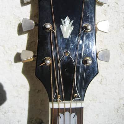 Penco j-200 Guitar, Early 70's, Made In Japan, Solid Cedar Top, Sounds Great, Beautiful image 3