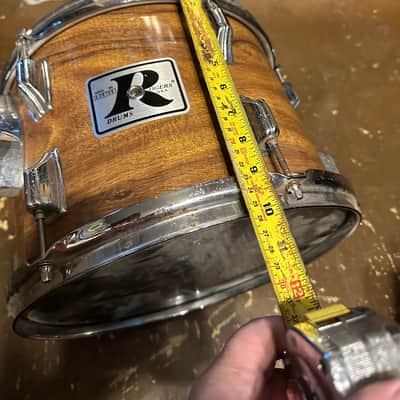 Rogers Big r drum Tom 70s - Wood grain image 10